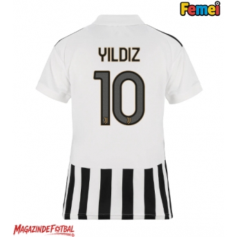 Juventus Kenan Yildiz #10 Tricou Fotbal Replică 2026-27 Femei Acasa